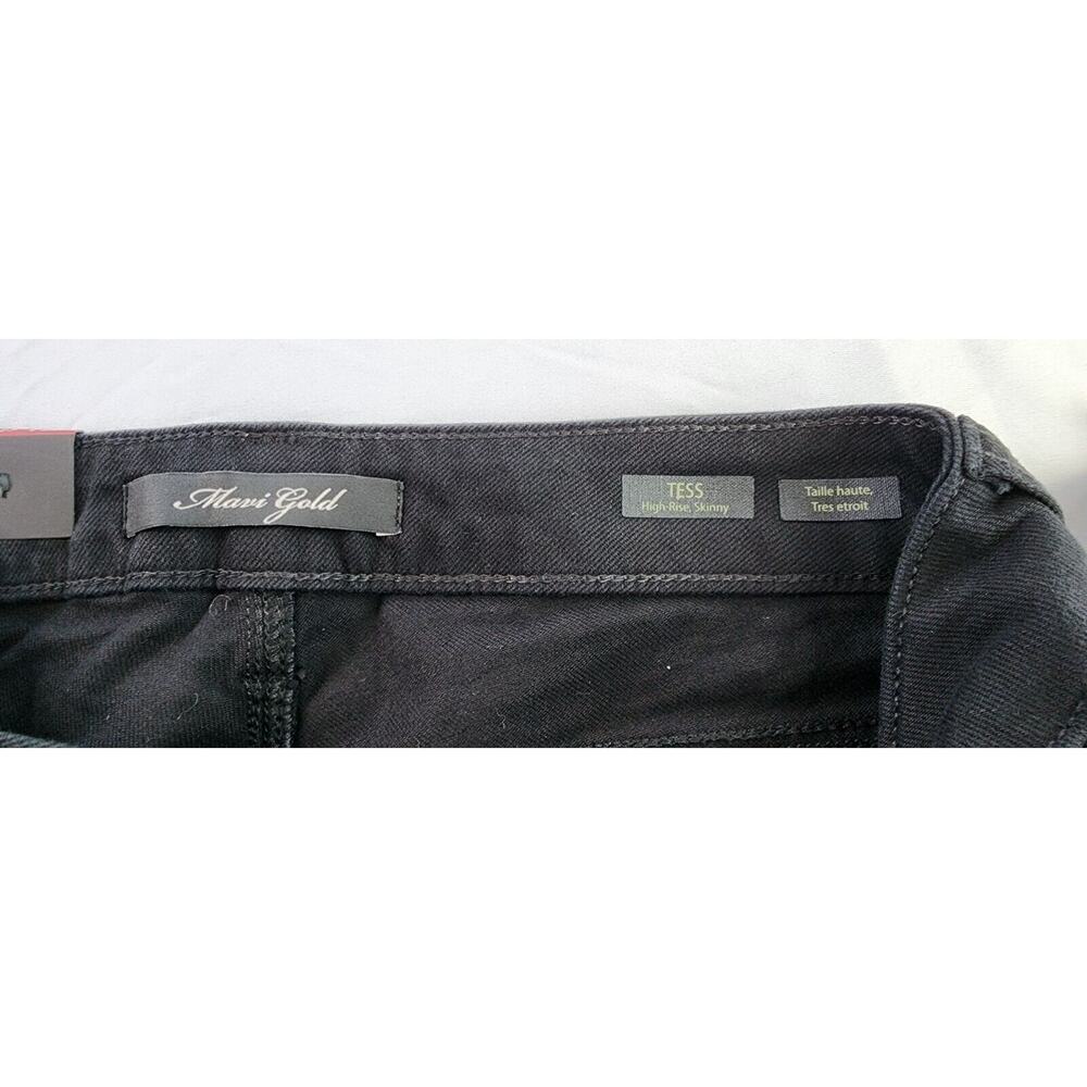 Mavi Jeans Womens 27x27 Black Tess High Rise Skinny Mavi Gold Casual MOB Chic - Picture 2 of 16
